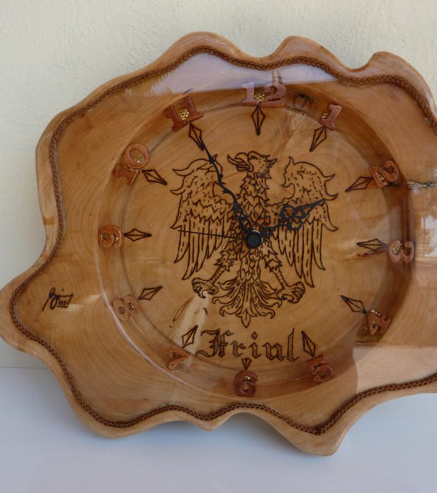Orologio da parete fresato