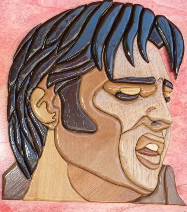 Intarsio Elvis Presley