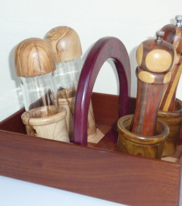 vassoio da tavolo necessaire condimento