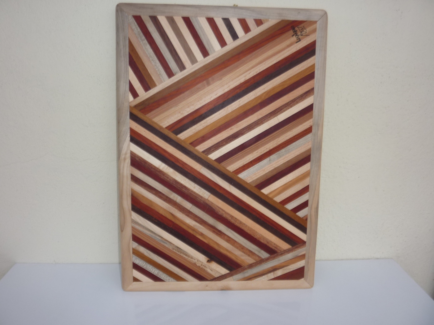 Tagliere listelli diagonali