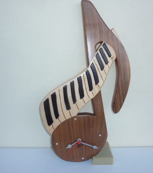 Orologio da parete nota musicale