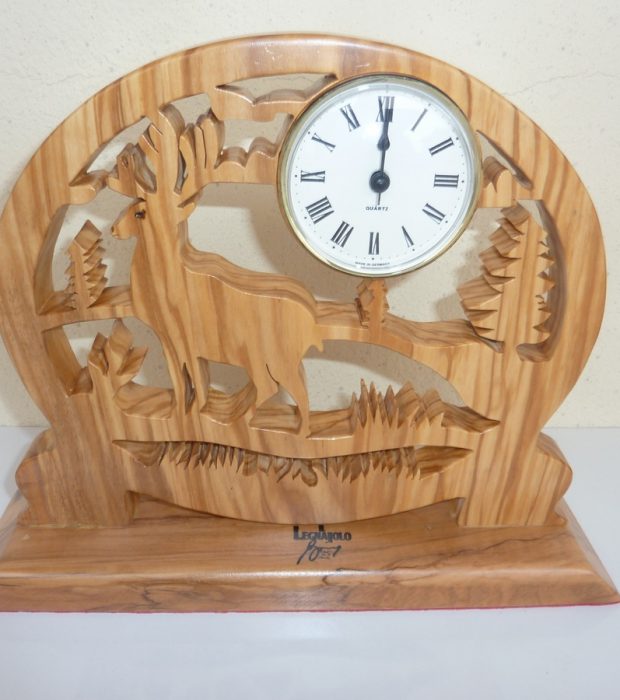 Orologio da tavolo Daino nel bosco