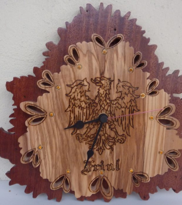 Orologio da parete fronda d'albero